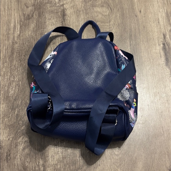 Disney Princess Navy Textured Bag with Floral Accents - Picture 5 of 8